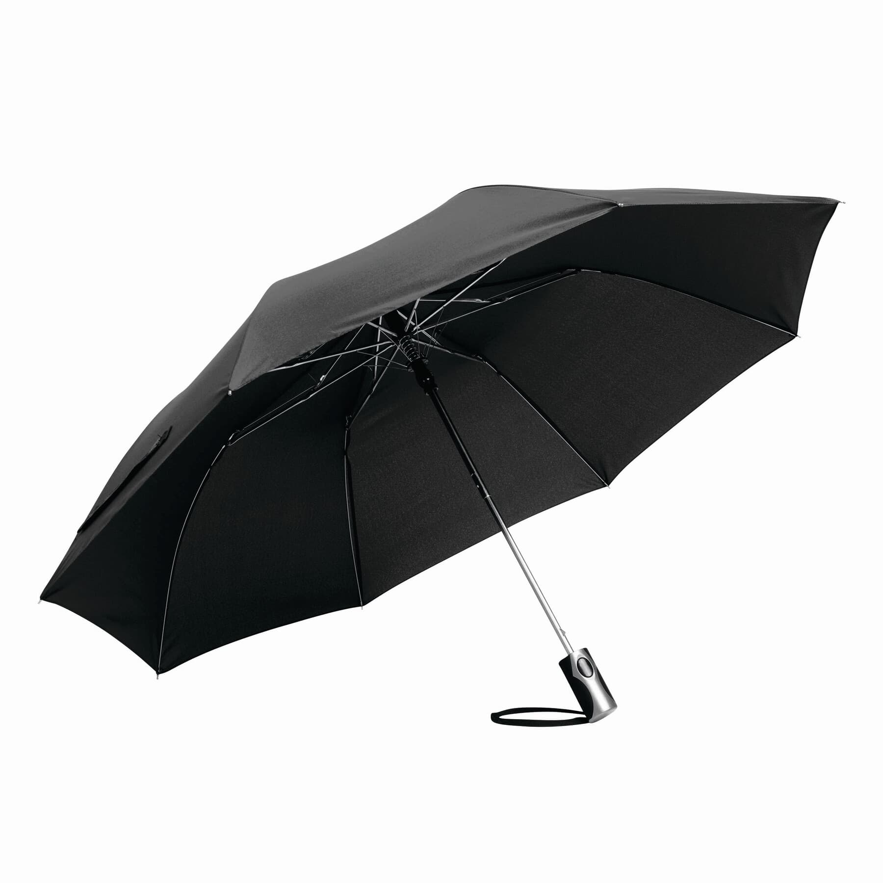 MISTER - Umbrelă de buzunar automată rezistentă la vânt pentru bărbați