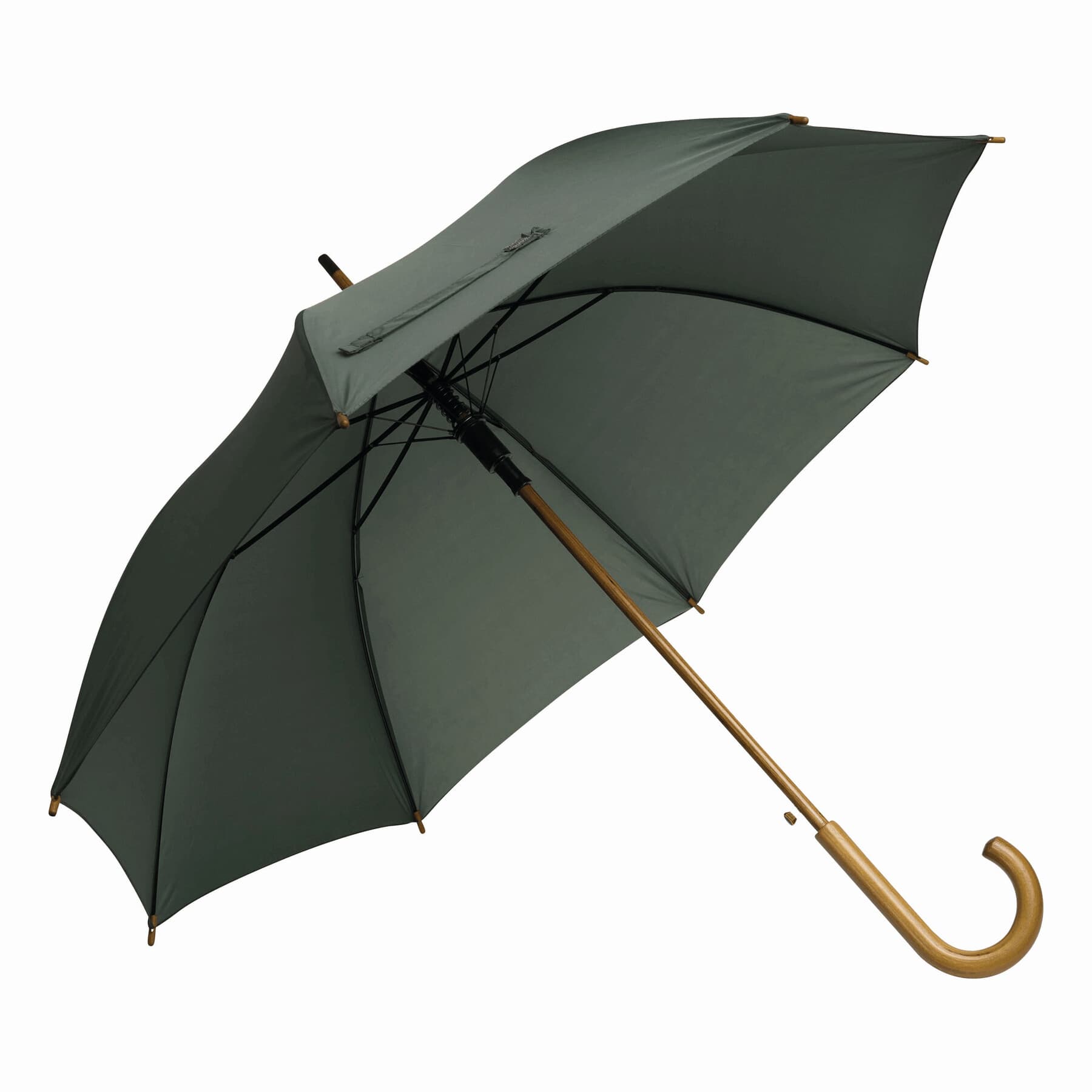 BOOGIE - Umbrelă automată cu baston din lemn