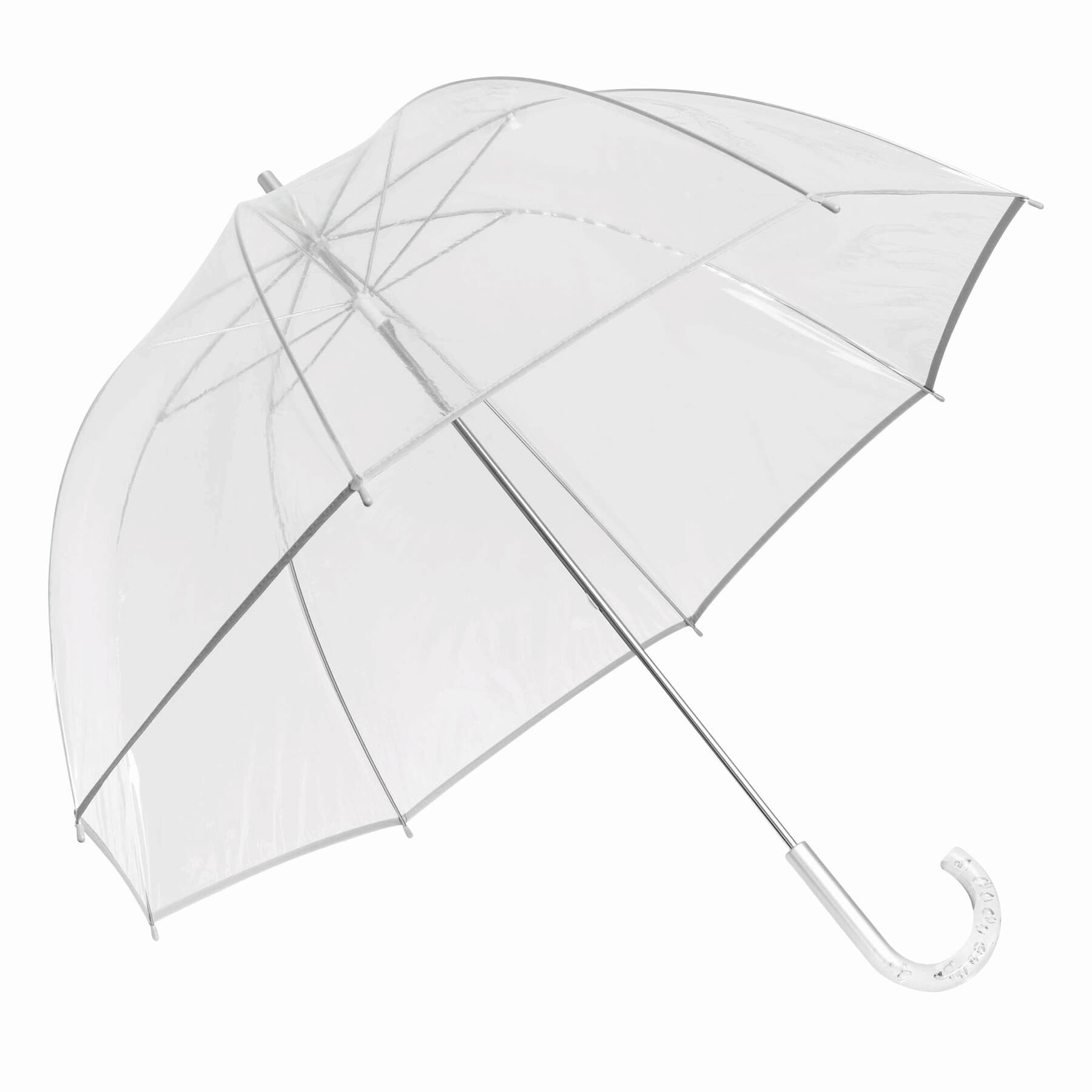 BELLEVUE - Umbrelă în formă de cupolă, Argintiu, Transparent