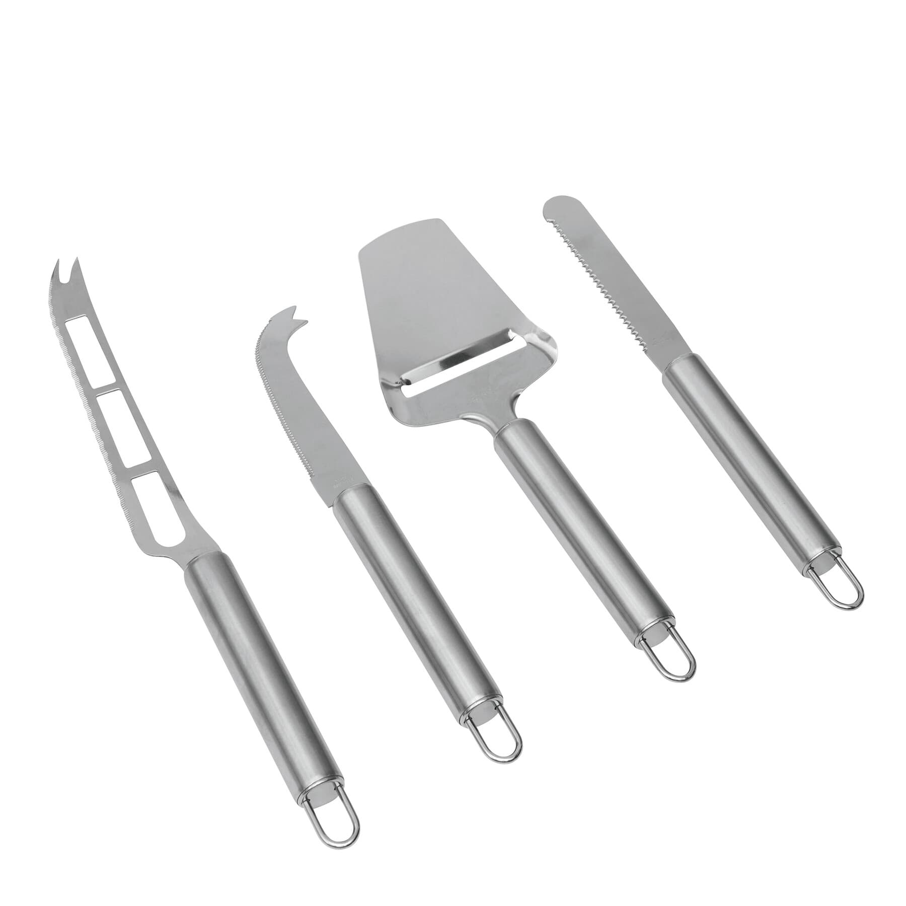 CHEESE - Set de tacâmuri pentru brânză, Argintiu
