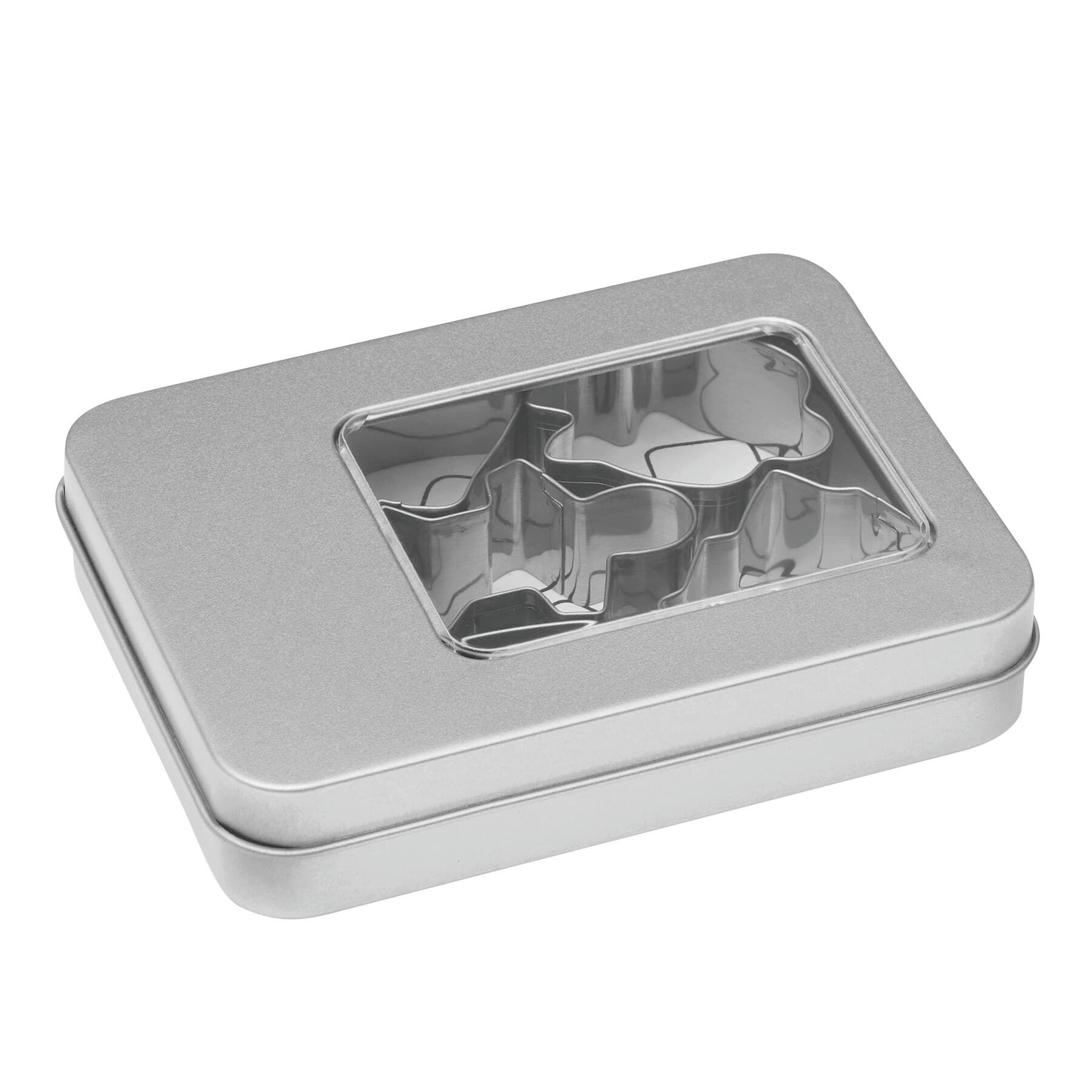 COOKIE - Set forme pentru fursecuri, Argintiu