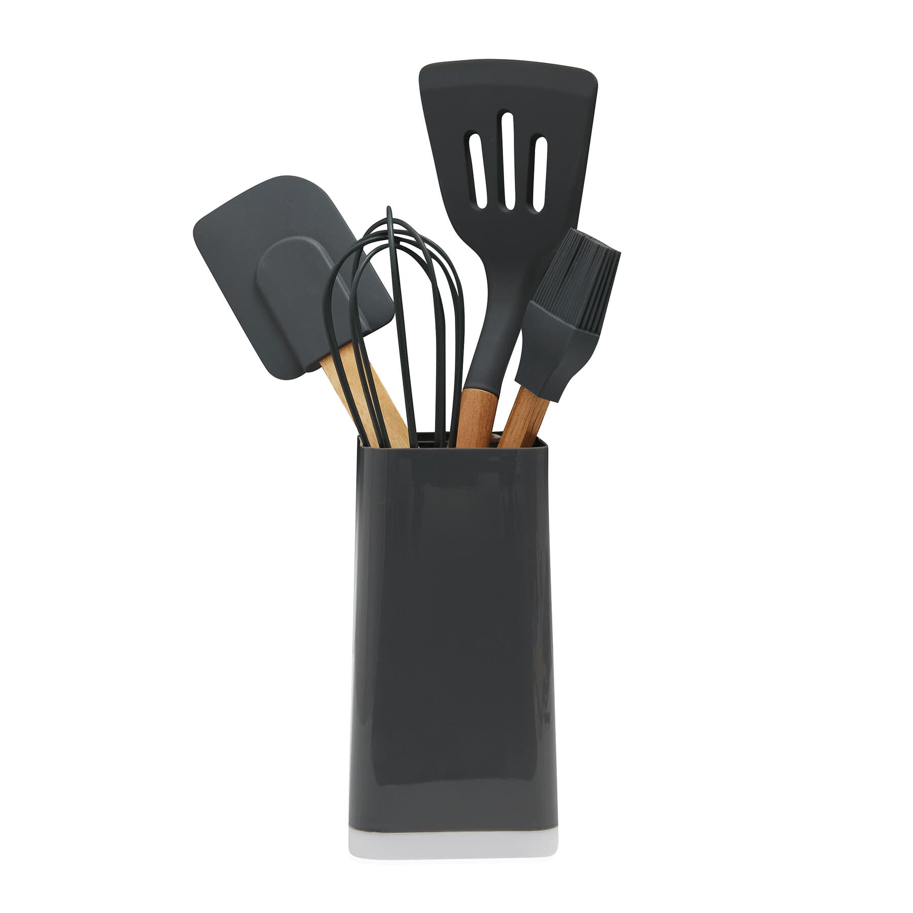 COOKING TOOLS - Set de ustensile de bucătărie, 5 piese, Gri