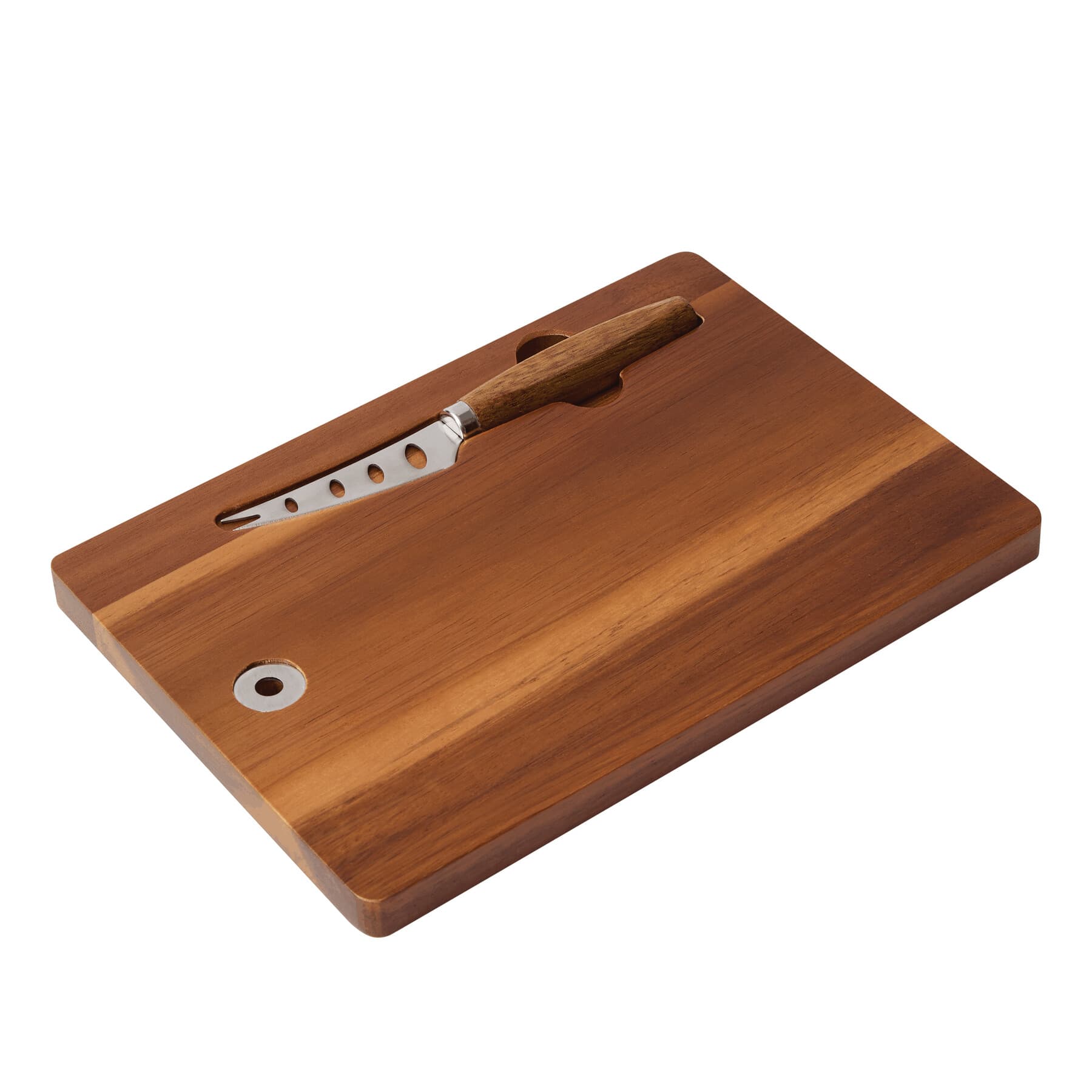 CHEESY ACACIA - Set pentru brânză, Maro, Argintiu