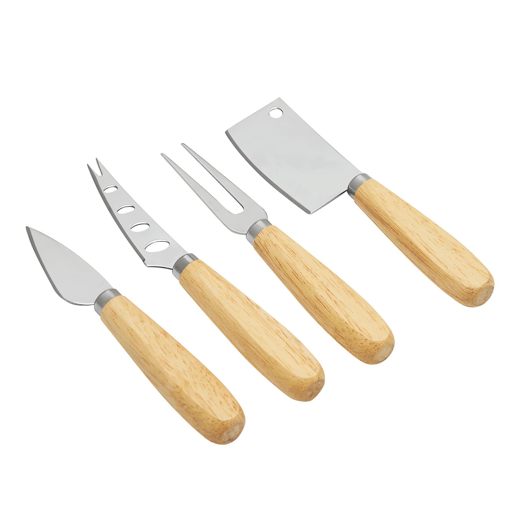 ELEGANCE - Set tacâmuri pentru brânză, Maro, Argintiu