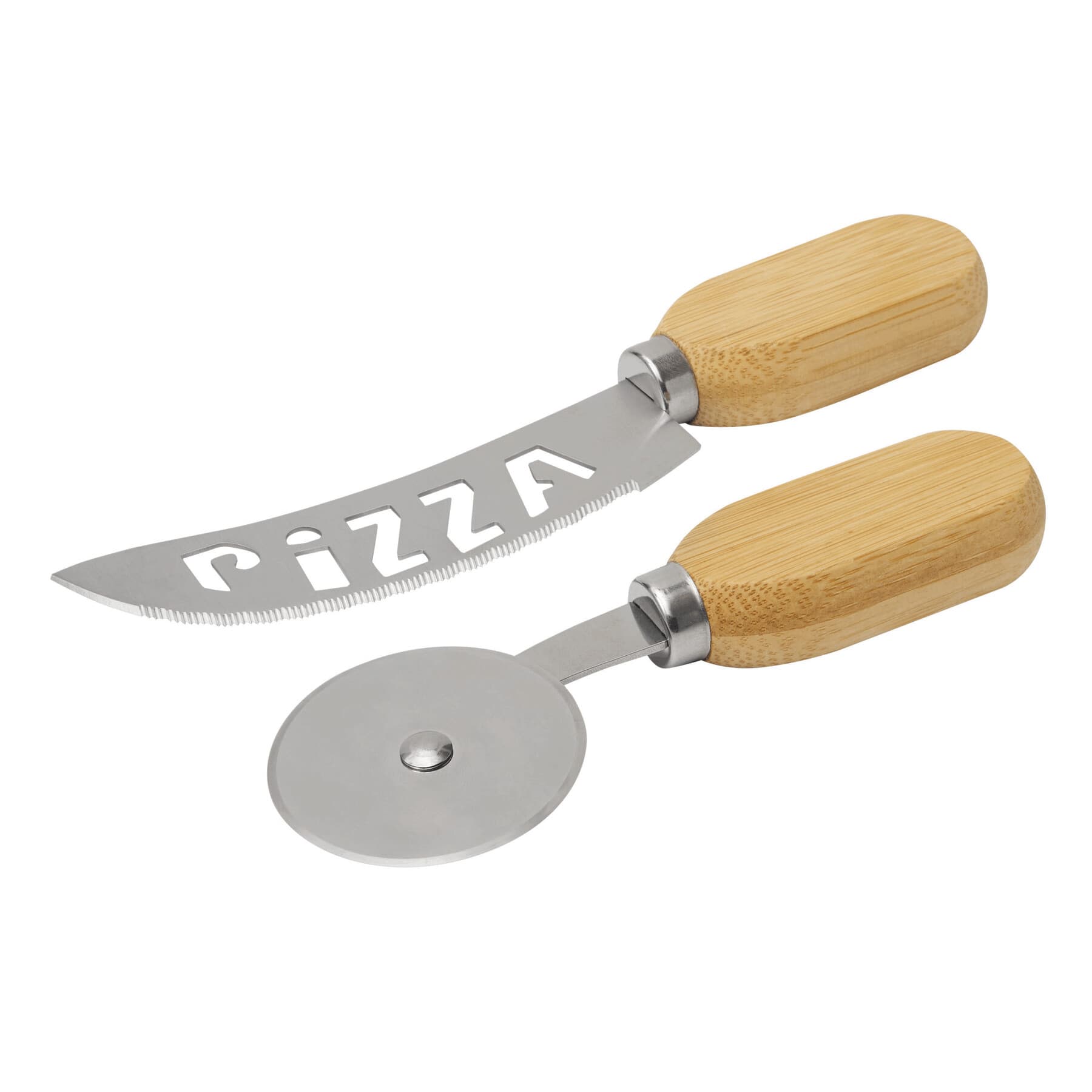 DUOSLICE - Set cuțite de pizza, Argintiu
