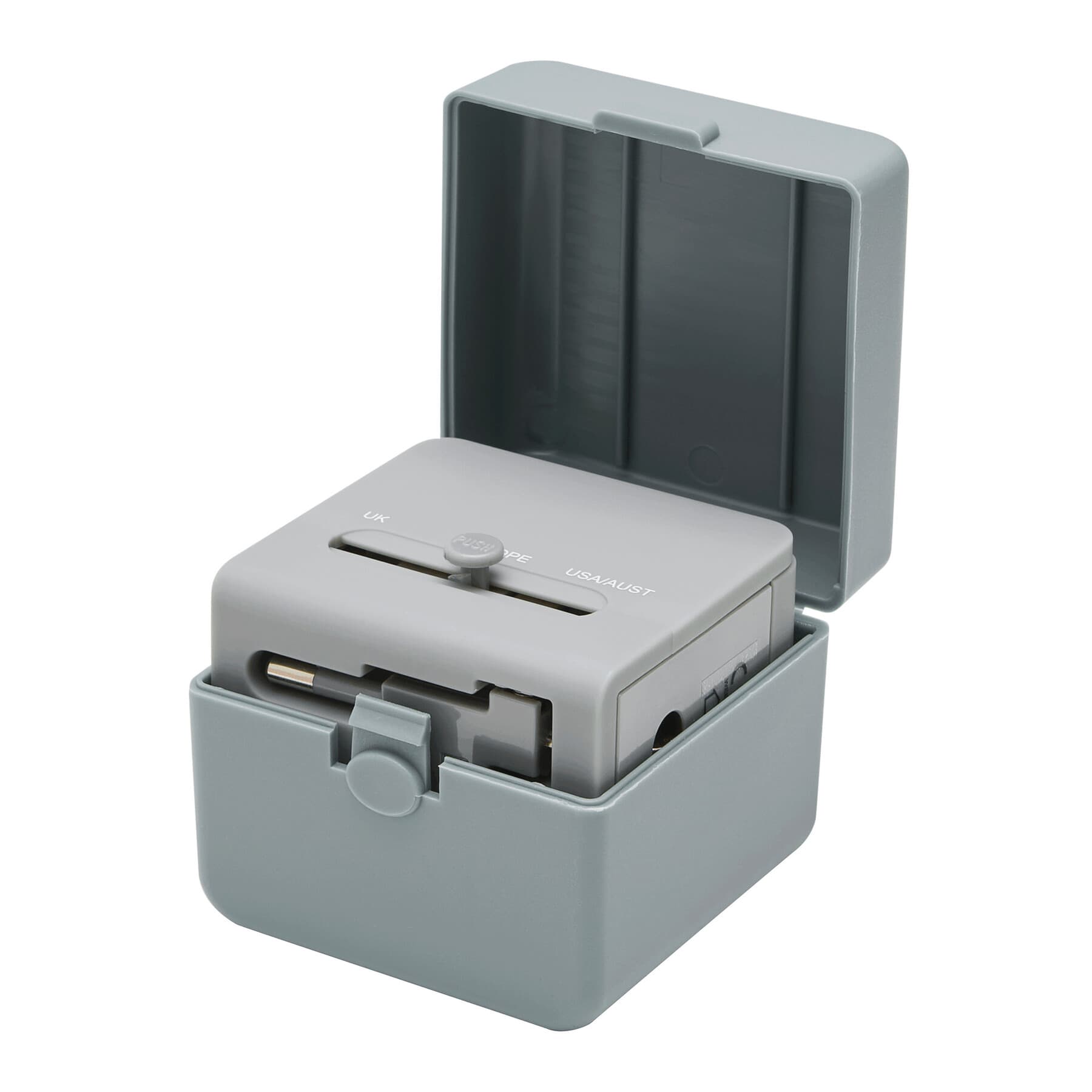 TRAVEL MATE - Adaptor de călătorie, Gri