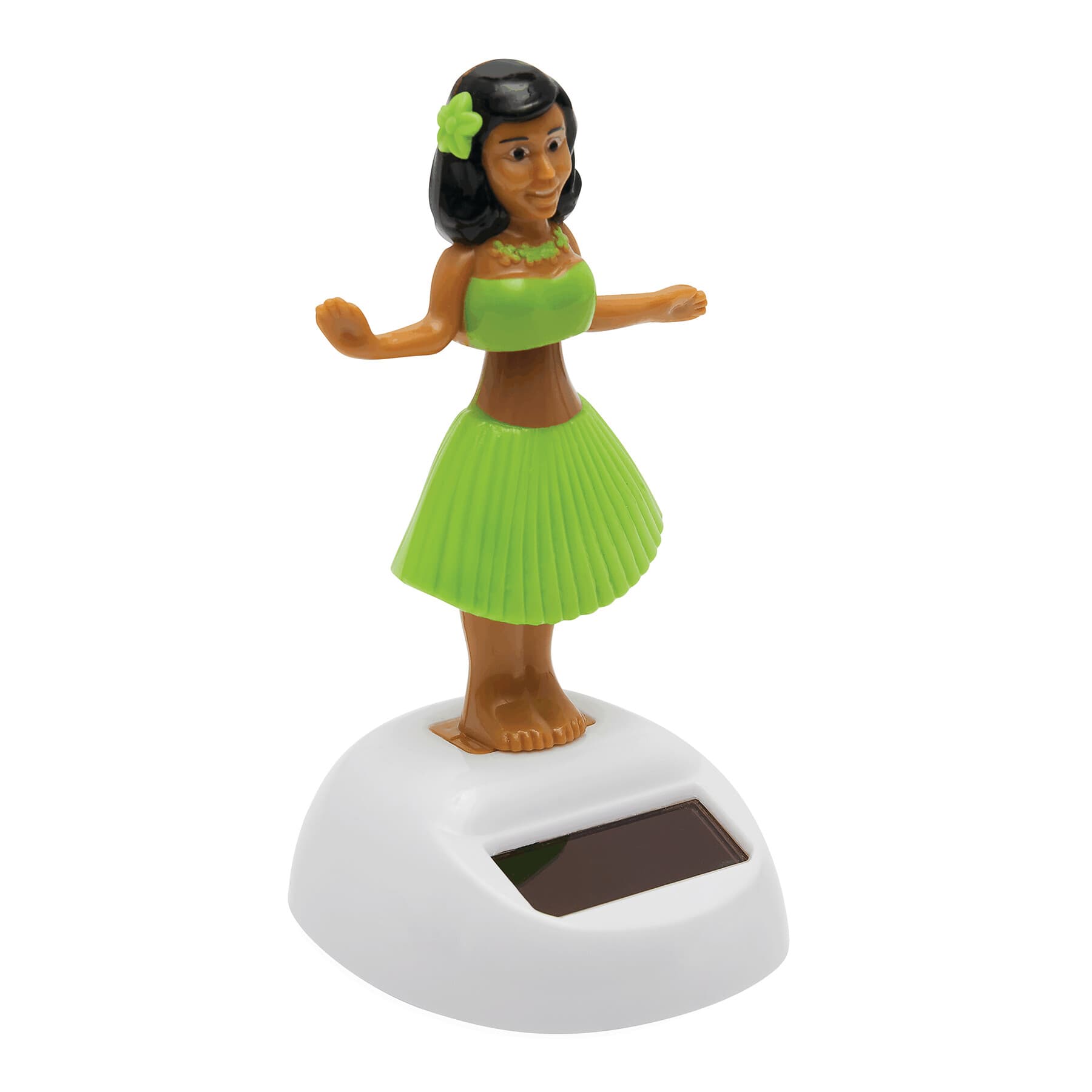 HULA - Figurină solară dansatoare, Verde