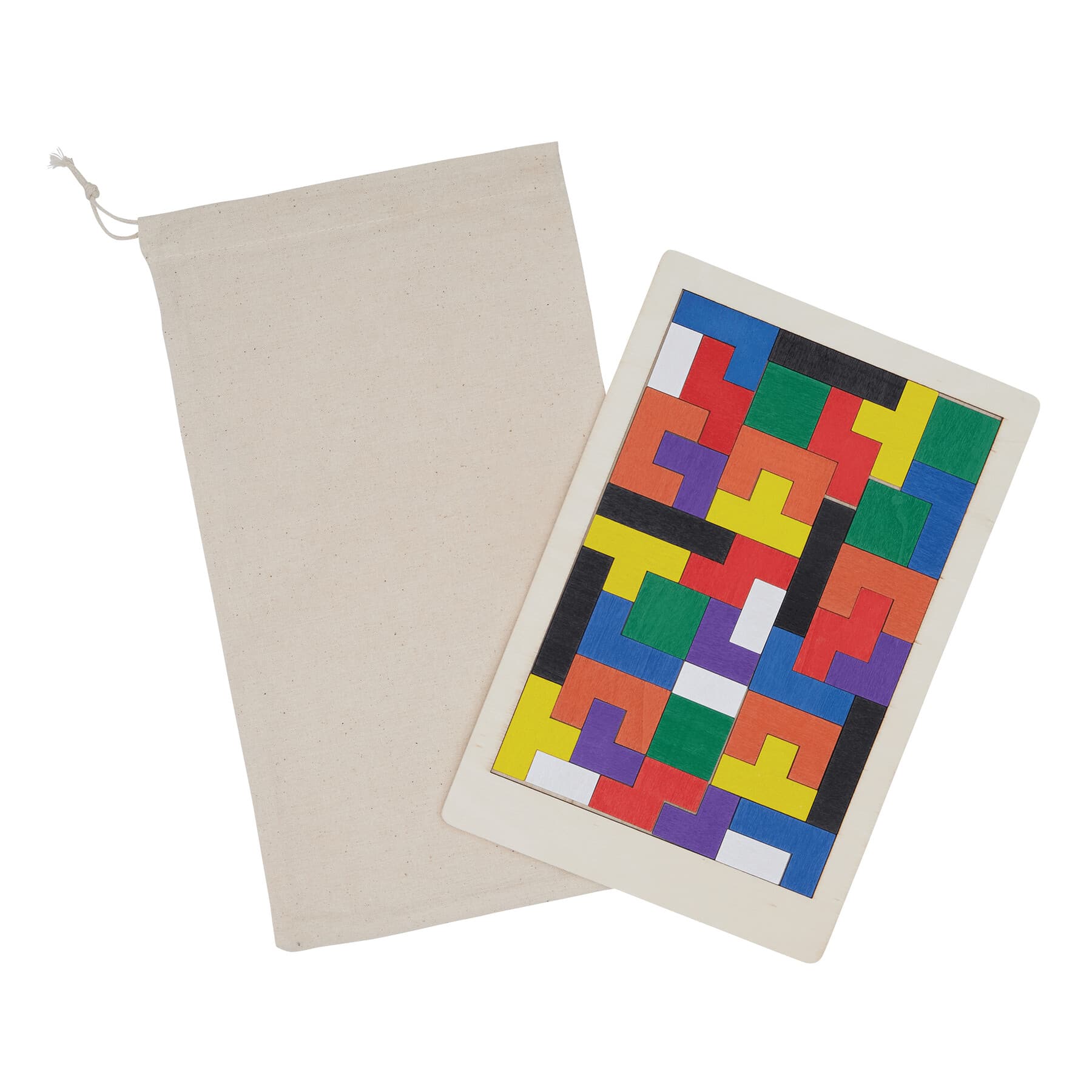 BRAIN TWISTER - Puzzle din lemn, Coloured