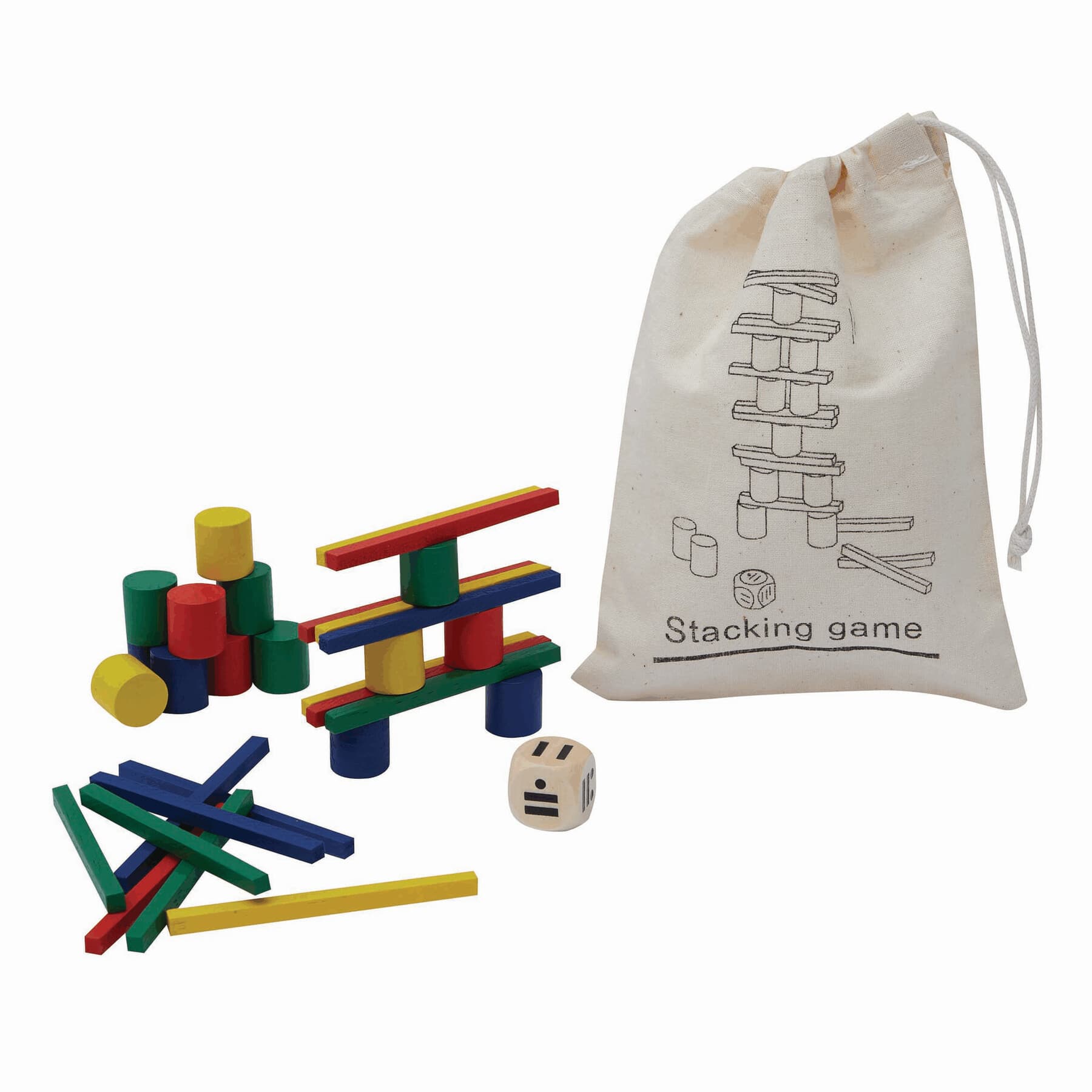 STACKING - Joc puzzle, Coloured