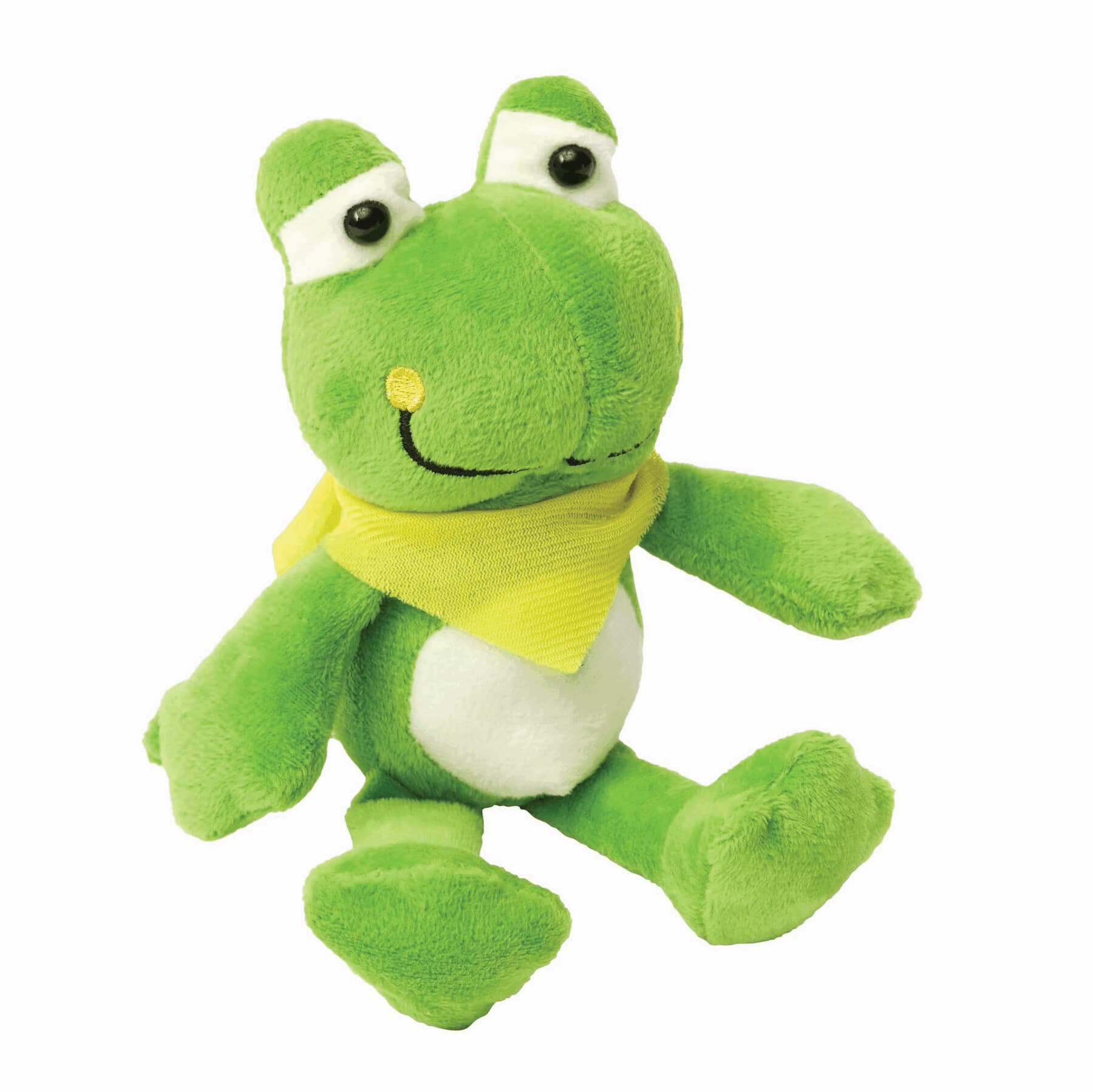 BERND - Broască de pluș, Verde, Galben