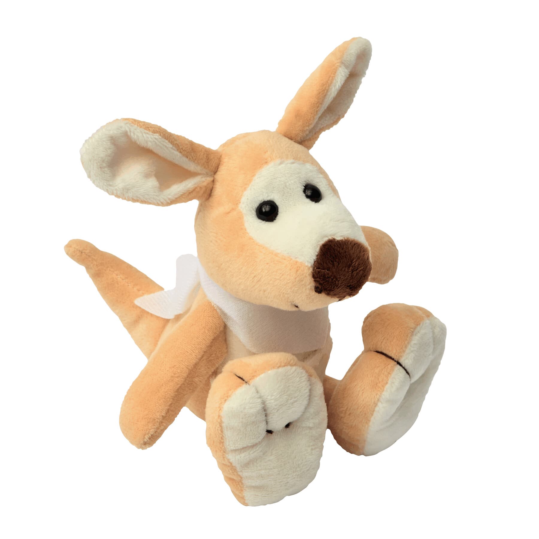 JUMPER - Cangur de pluș, Maro, Alb
