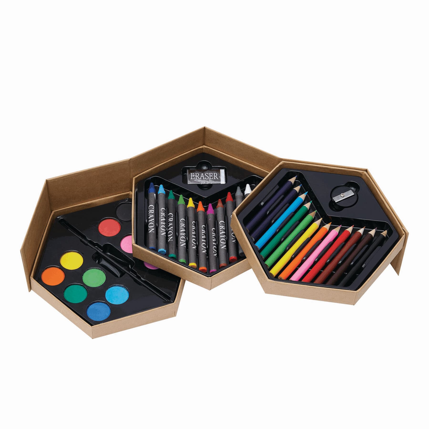 COLOURFUL LEVEL - Set de colorat, Maro