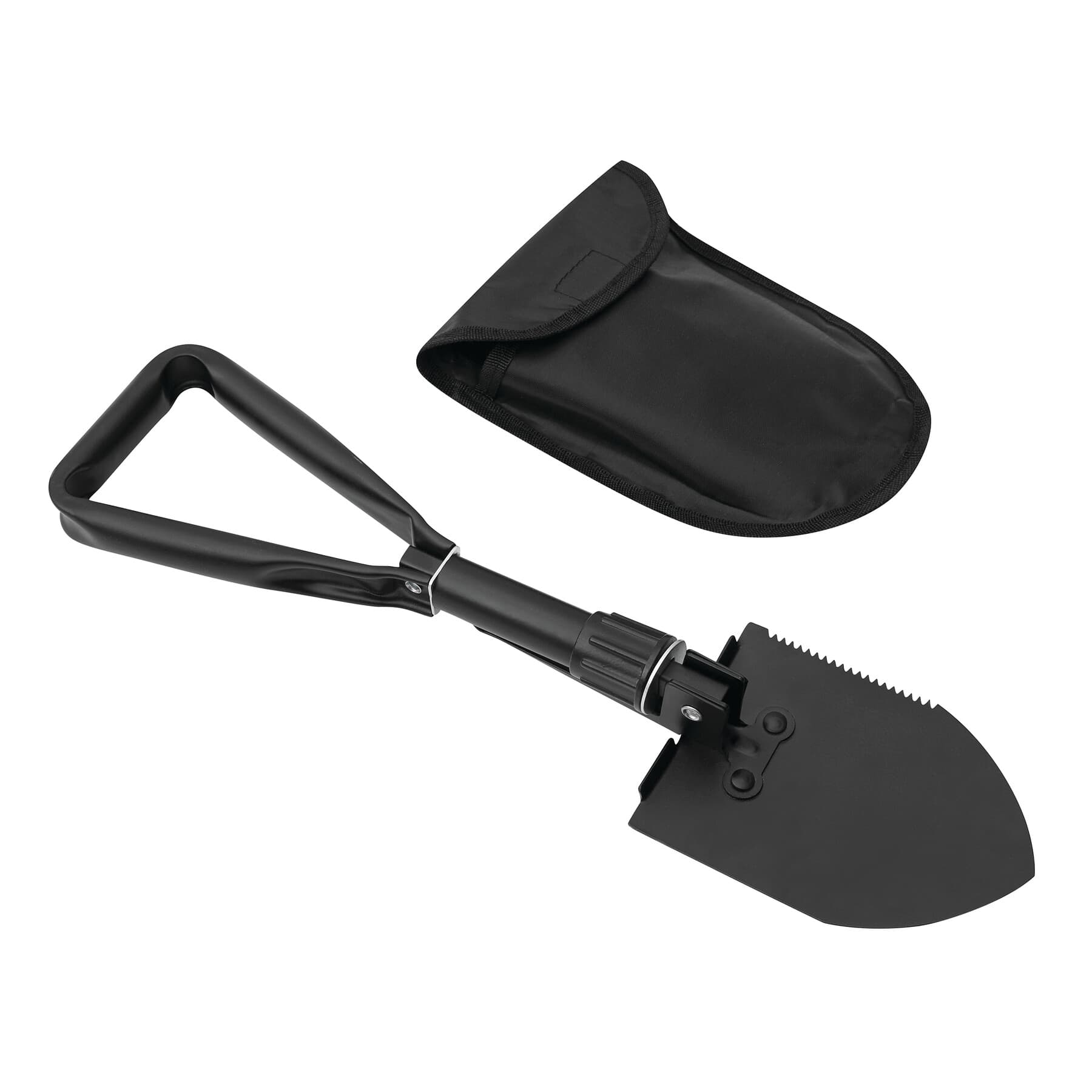 SCOOP - Lopată pliabilă cu husă, Negru