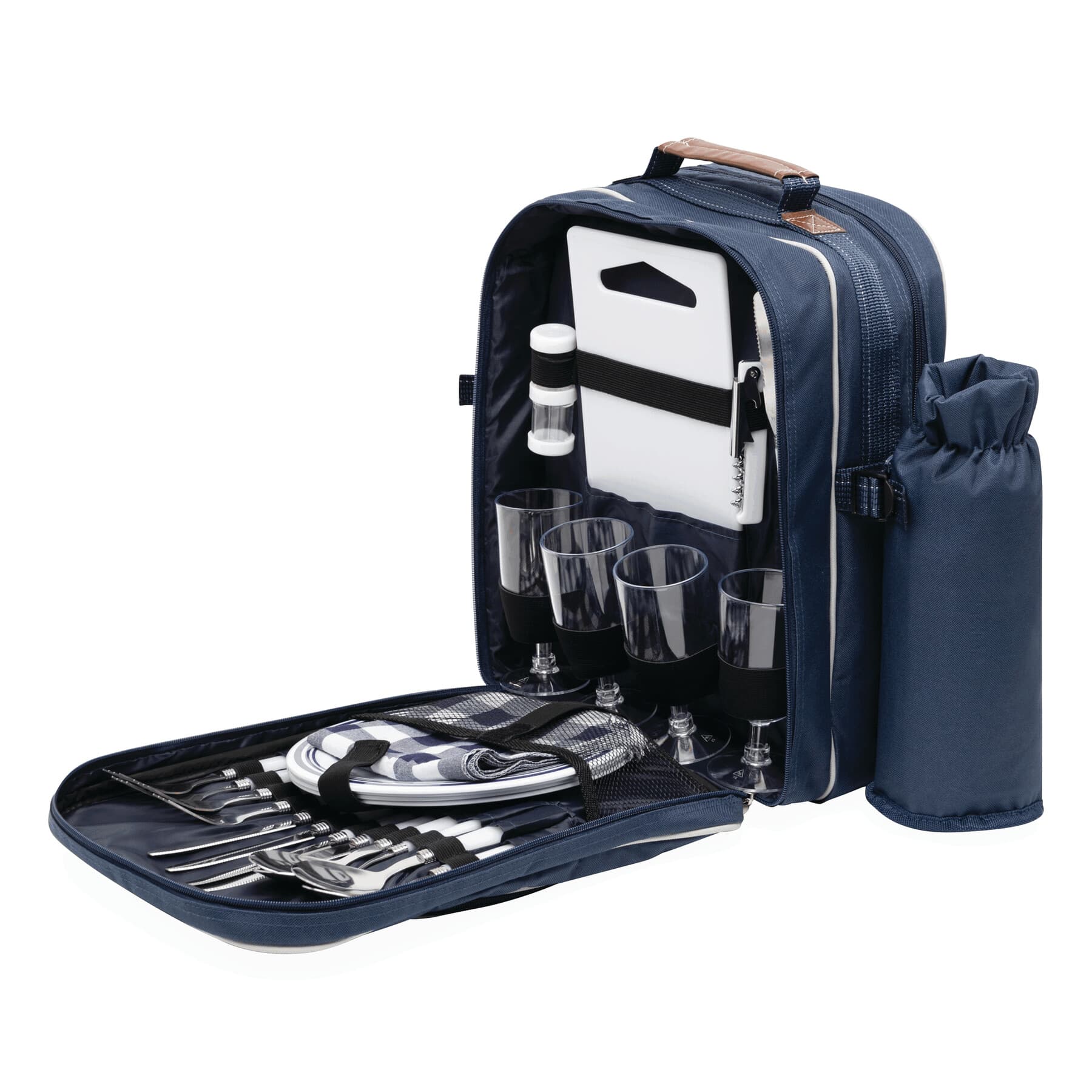 HYDE PARK - Rucsac de picnic pentru 4 persoane, Albastru