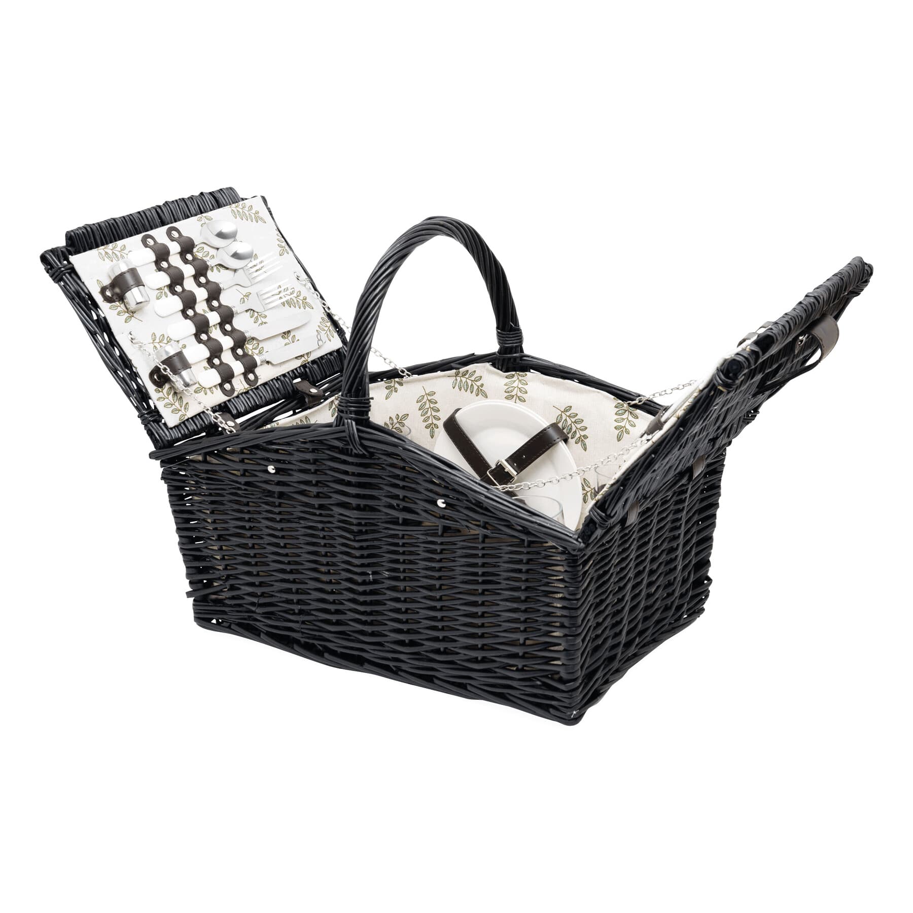 RICHMOND PARK - Coș de picnic din nuiele, Dark brown