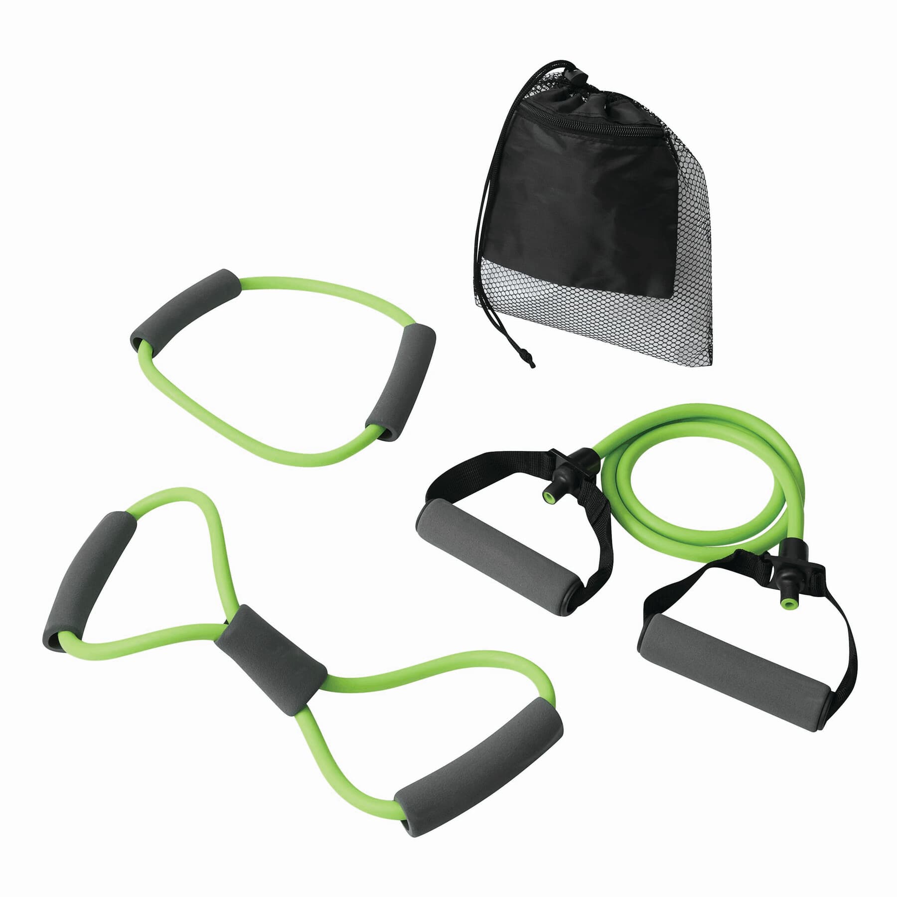 SPORTS SPIRITS - Benzi elastice de exerciții, Negru, Verde