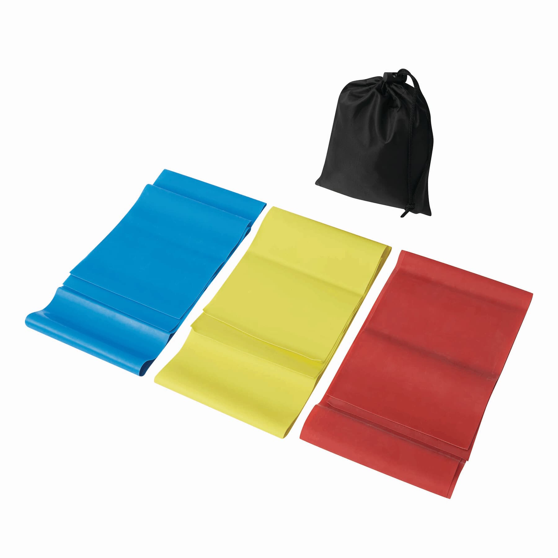GYM HERO - Benzi elastice de exerciții, Negru, Albastru, Roșu, Galben