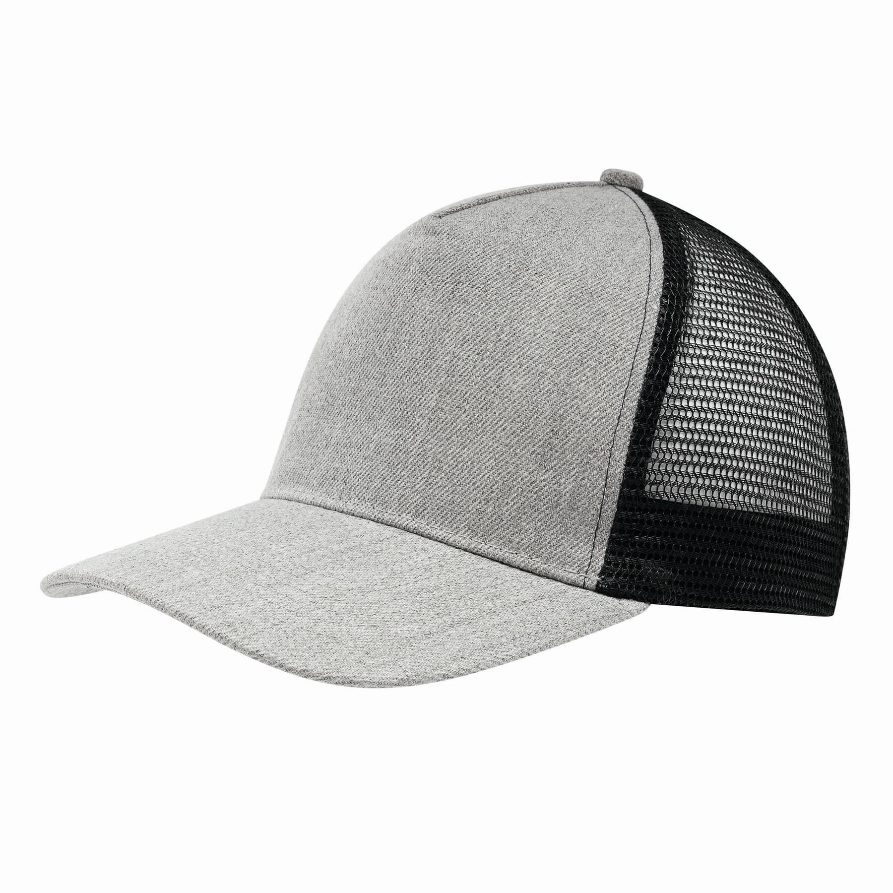 CASUAL FIT - Șapcă cu 5 panouri, Negru, Gri