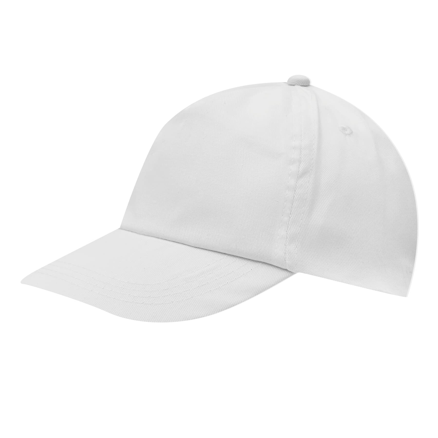 KIDDY WEAR - Șapcă cu 5 panouri pentru copii, Alb