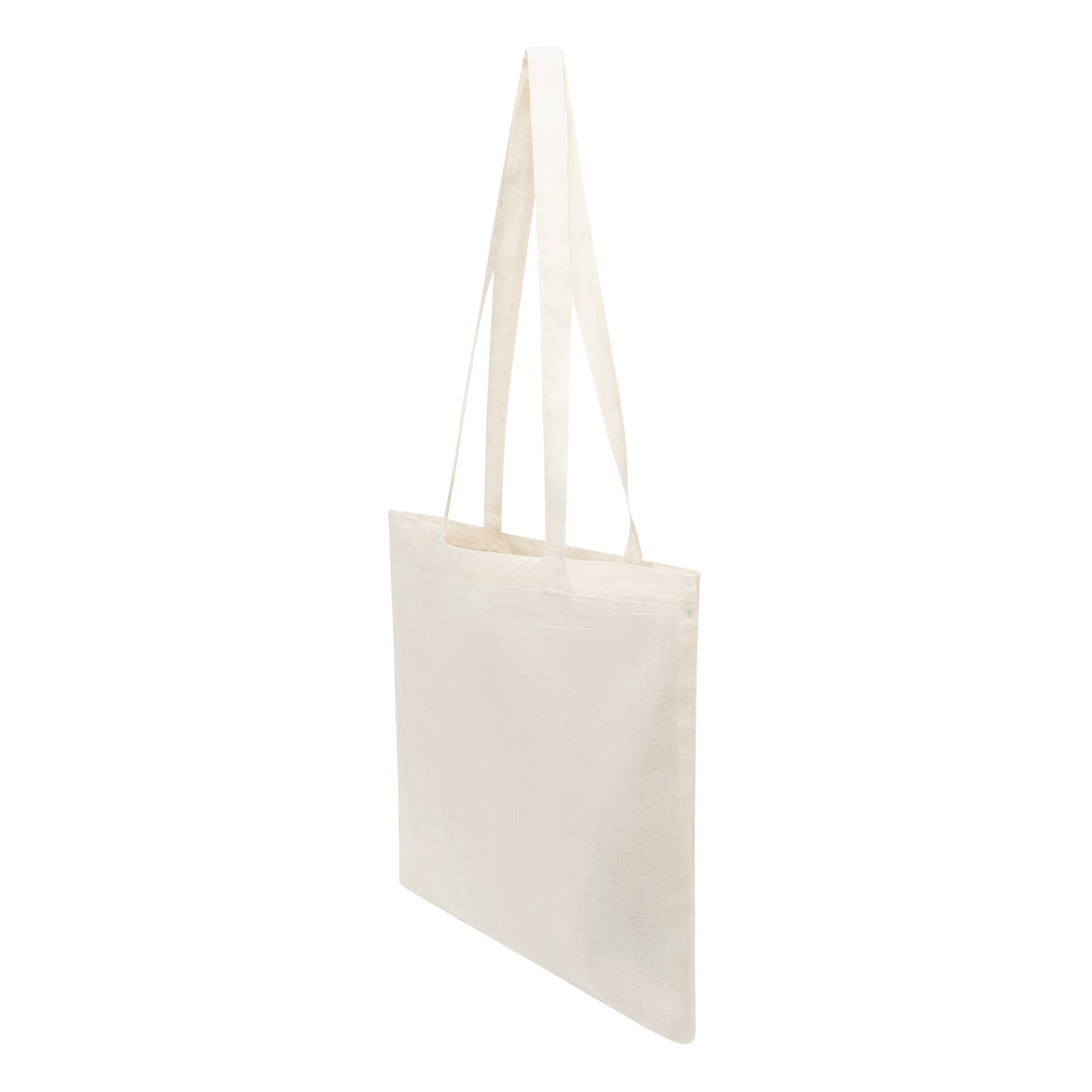 PURE - Sacosa din bumbac cu manere lungi, Bej