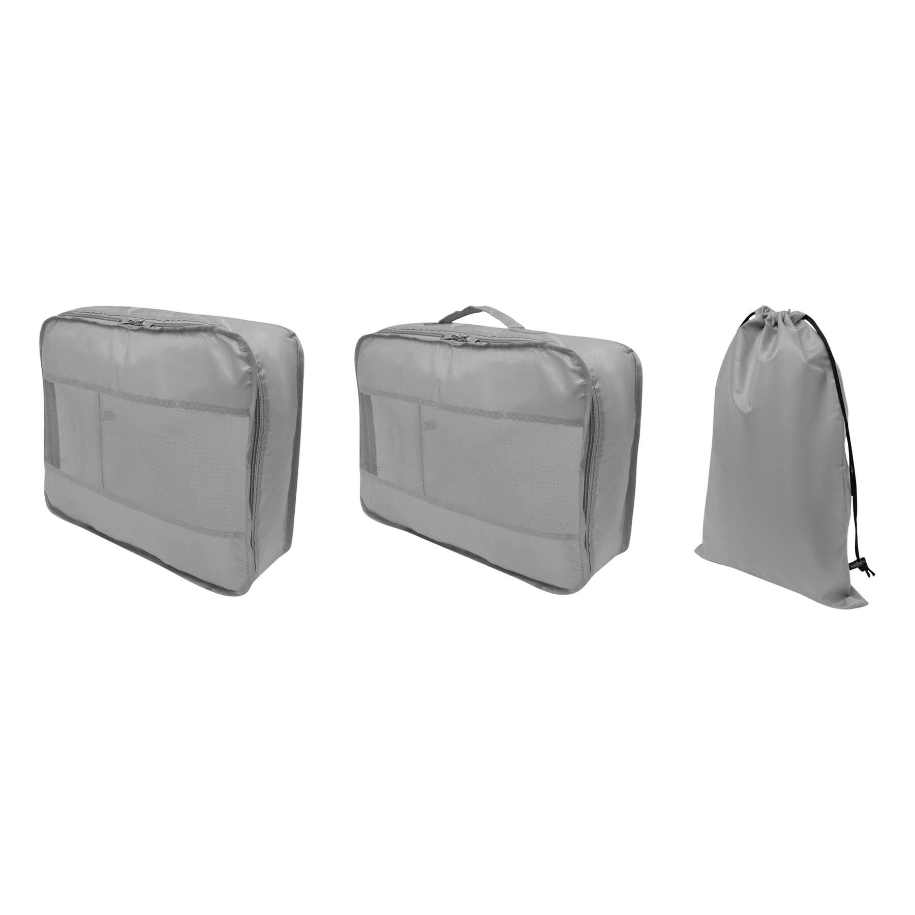TRAVEL ATTENDANT - Set de calatorie, 3 piese, Gri