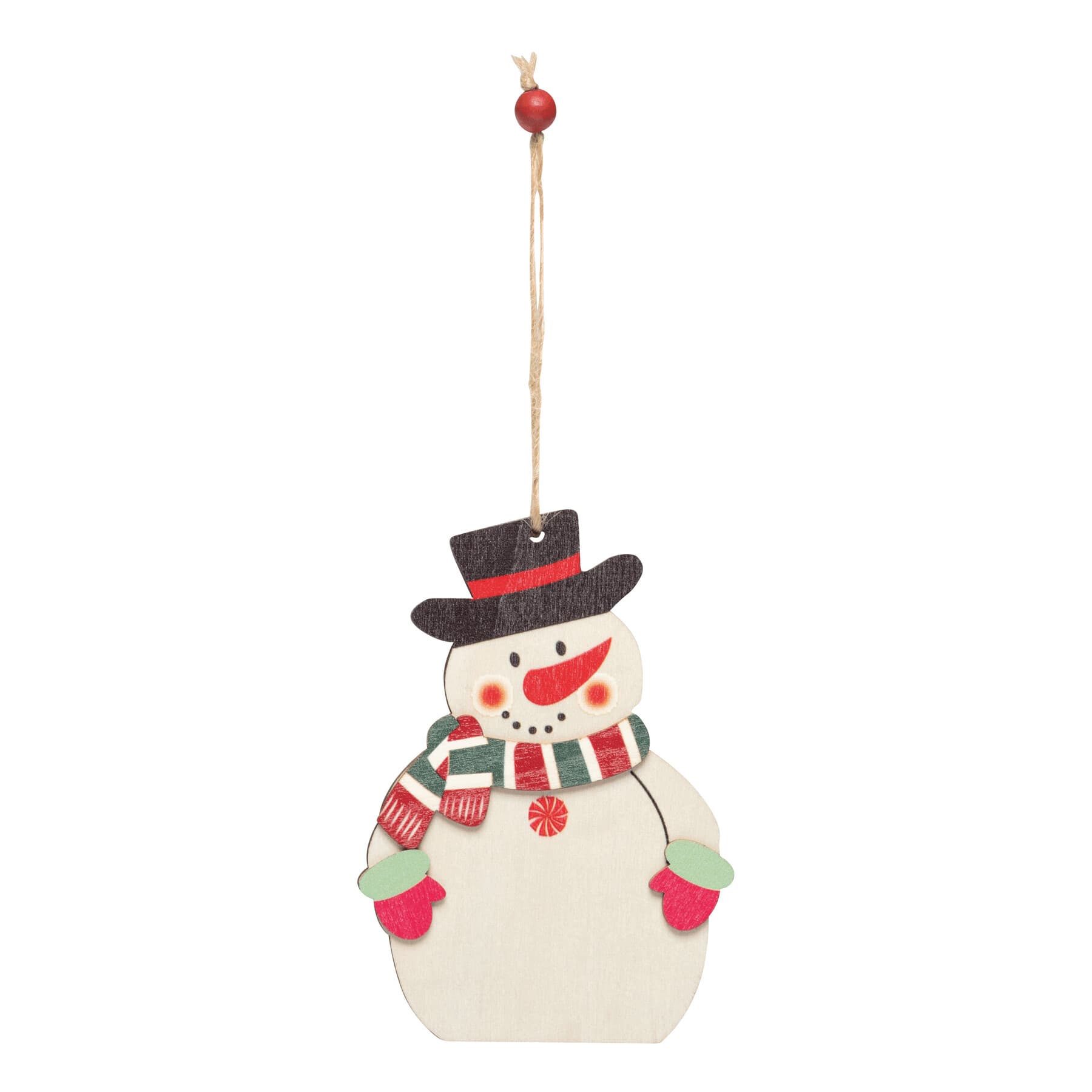 WOODEN SNOWI - Cadou / Ornament pentru bradul de Crăciun