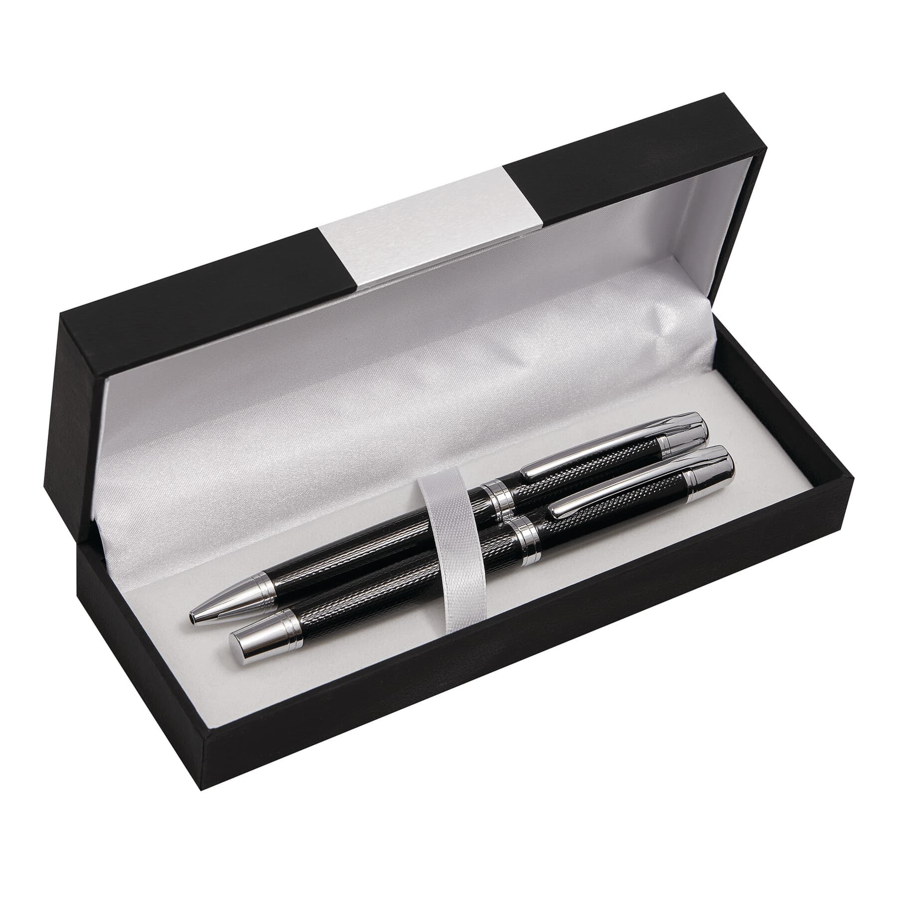 MANZONI - Set de scris, Negru, Argintiu
