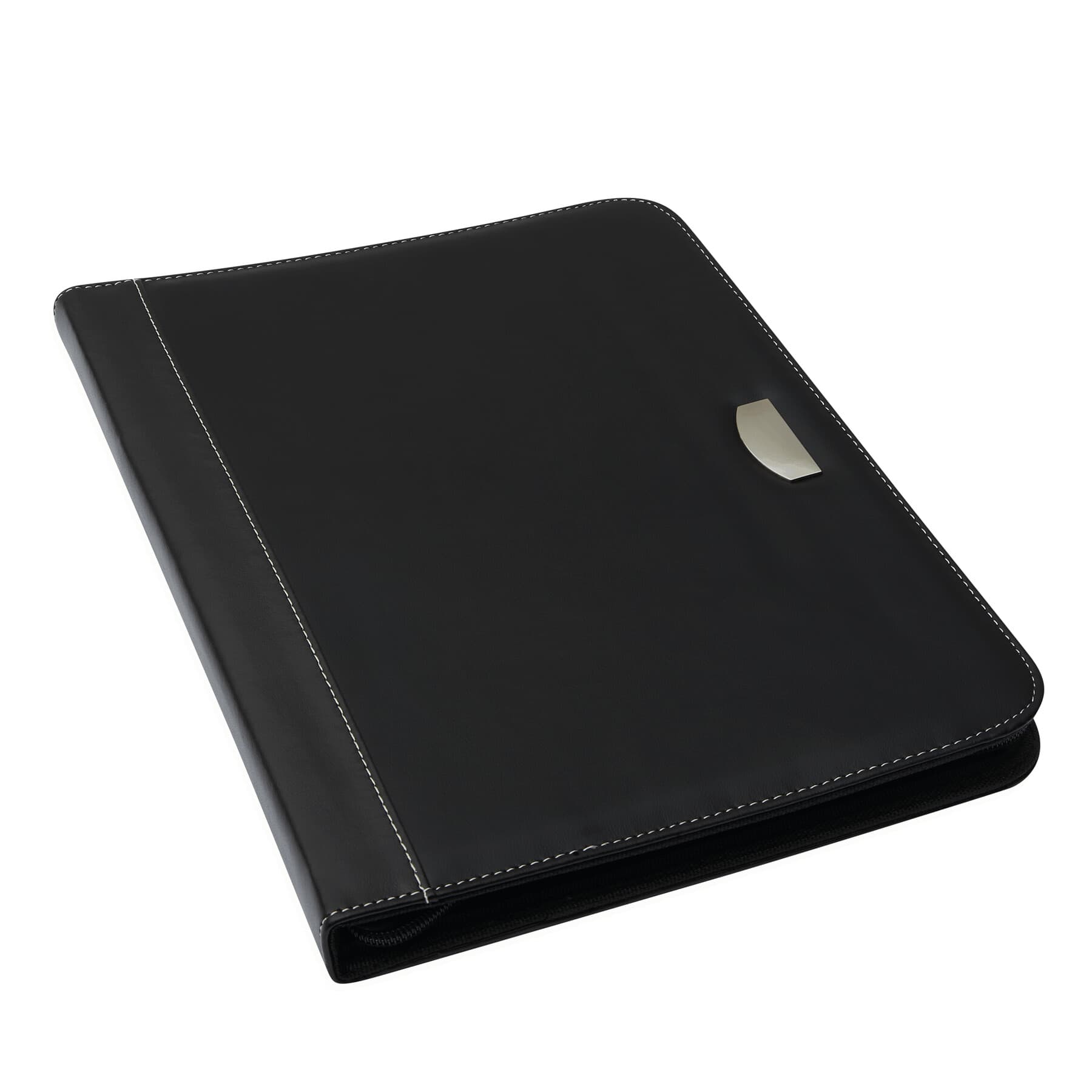 NOBLESSE ZIP - Mapă în format A4 cu calculator, Negru