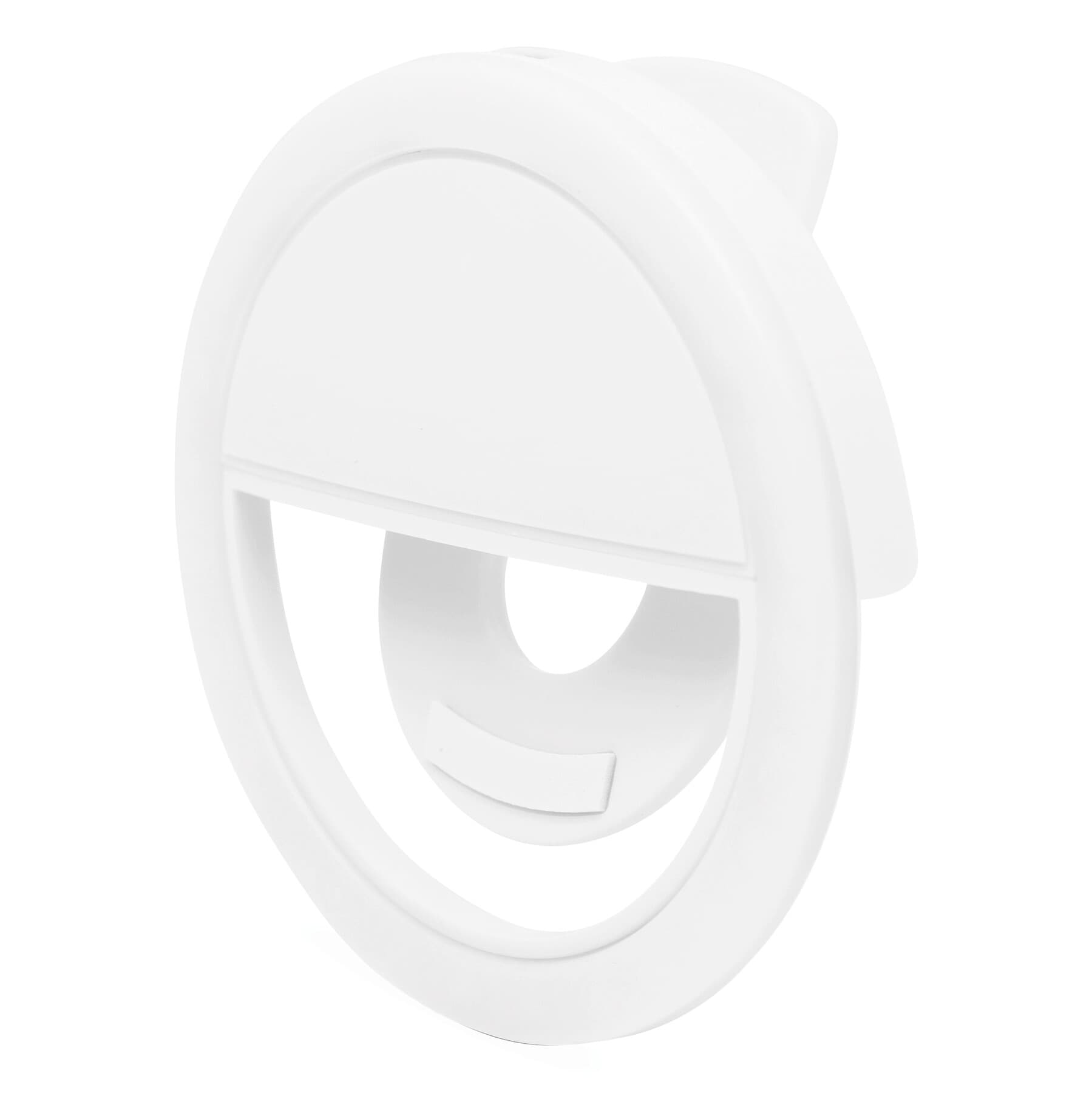 PERFECT ILLUMINATION - Lampa inelara pentru webcam, Alb