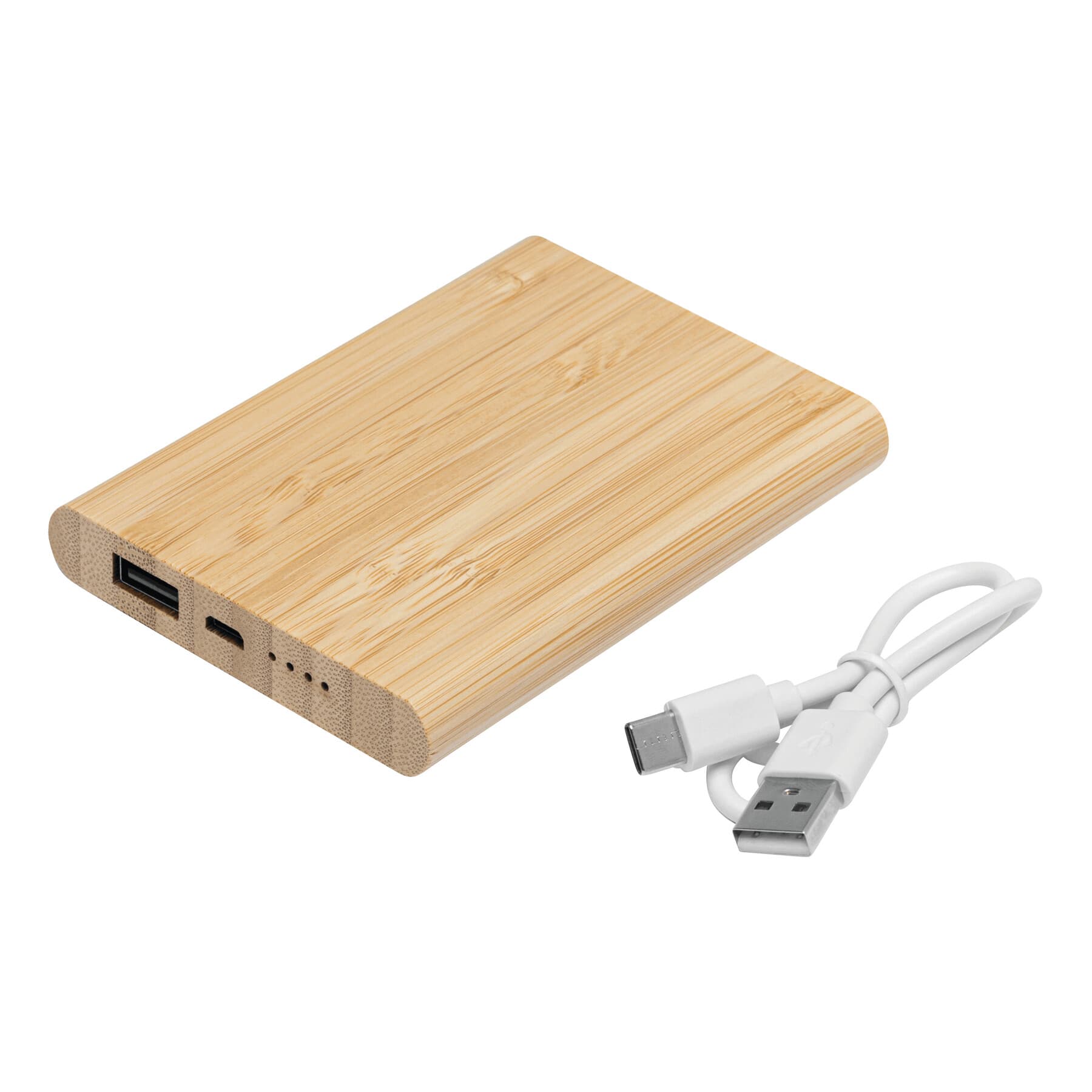 BAMBOO EVOLUTION - Baterie externa, Maro