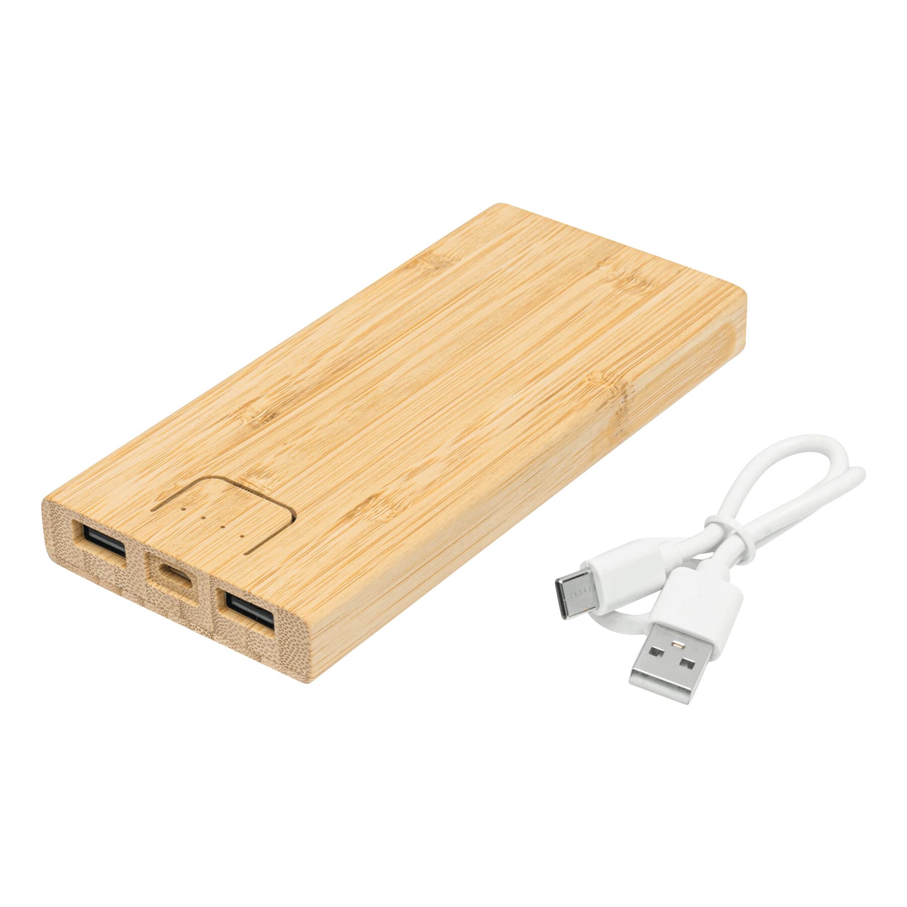 BAMBOO ENERGY - Baterie externa, Maro