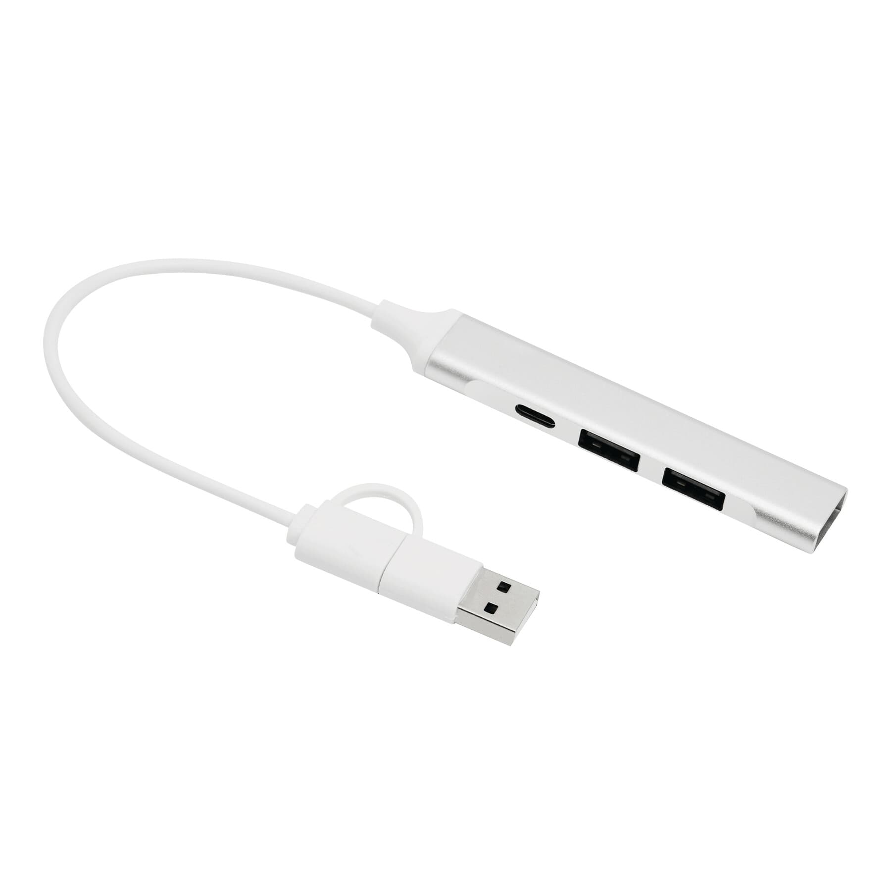 NETWORK - Hub USB, Argintiu