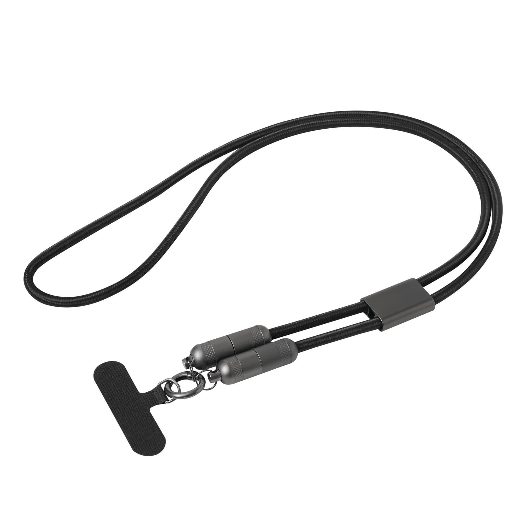 LONGCARRY - Cablu multifunctional de incarcare si transfer de date, Negru, Gri
