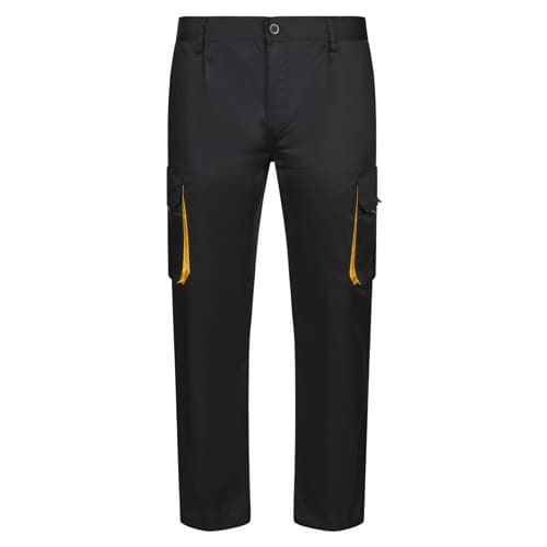 VL HYPNOS. Pantaloni de twill cu buzunare multiple în două tonuri