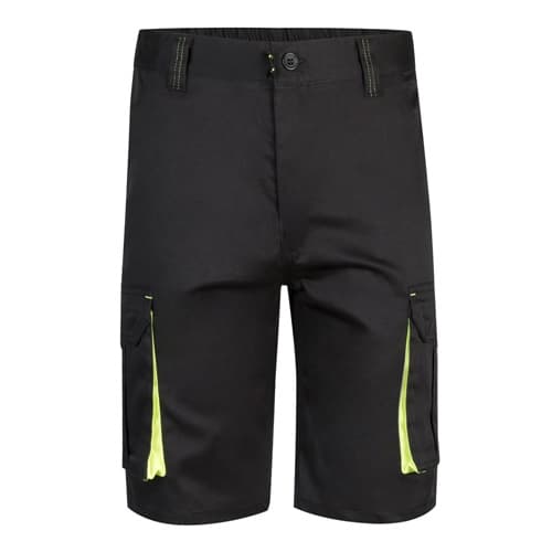 VL HEMERA. Bermude elastice cu buzunare multiple în două tonuri (240