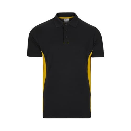 VL SUPAY. Tricou polo piqué bicolor (180g/m²), cu mânecă scurtă, din