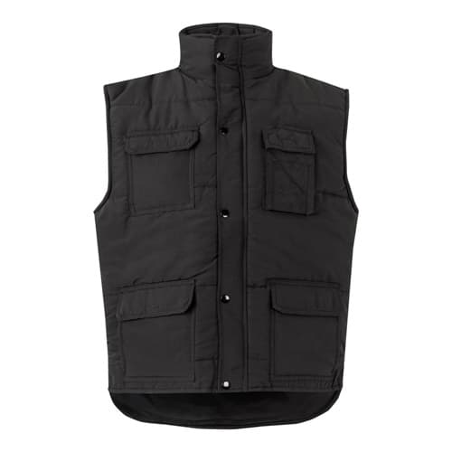 VL MEFITIS. Vestă căptușită cu mai multe buzunare (220g/m²), din
