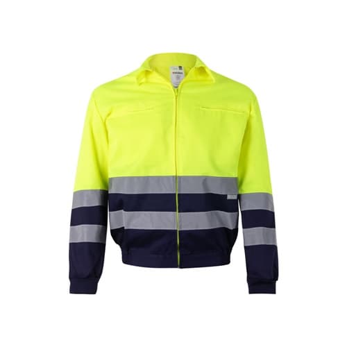 VL NEPTUNE. Jachetă twill bicolor (210g/m²) din poliester (80%) și