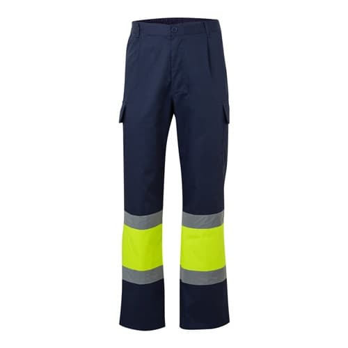 VL ARTEMIS. Pantaloni în două tonuri, din twill (190g/m²), bumbac