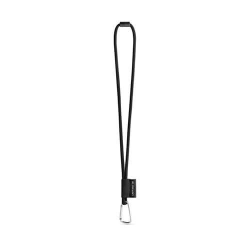 SET Lanyard TUBE Long (Ø 7 mm) cu carabinier în formă de D de 55 mm
