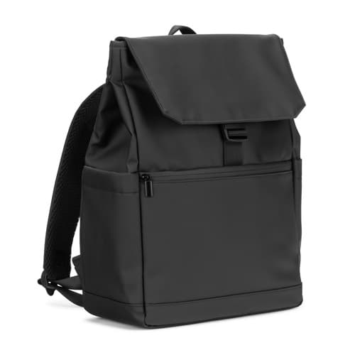 AZORES BAG. Rucsac pentru laptop (16") din PU, cu clapă care acoperă