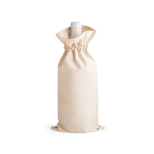 JEROME. Sacosa din bumbac 100% pentru sticlă (180 g/m²)