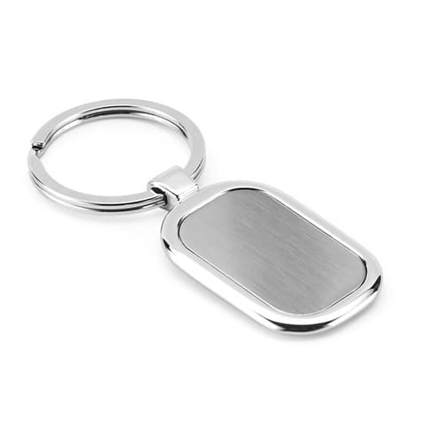 ZABEL. Breloc din metali cu posibilitatea de personalizare cu doming