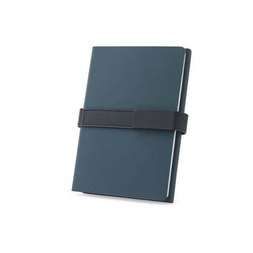 SANDERSON. Bloc de notițe A5 din PU (50% reciclat) cu două blocuri: