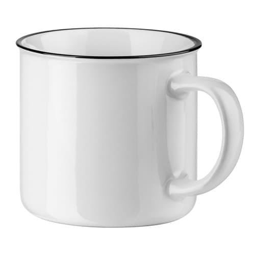 VERNON WHITE. Cana ceramica 340 mL