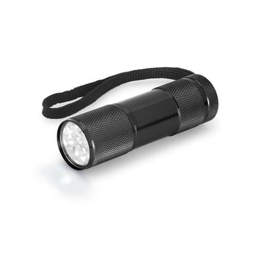 FLASHY. Lanternă din aluminiu cu 9 LED-uri