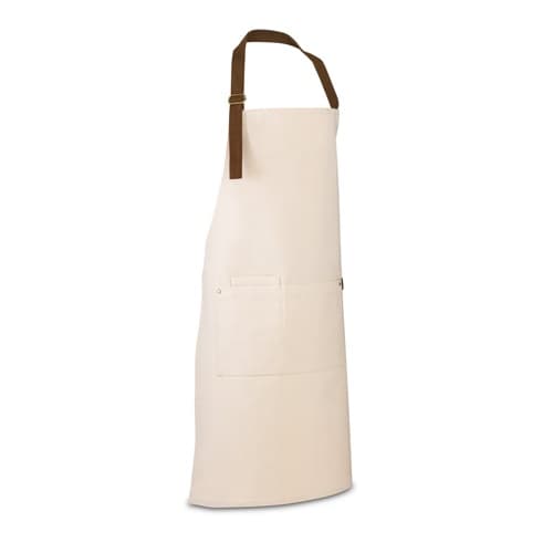 HOLM. Șorț din pânză 100% bumbac (320 g/m²) cu detalii metalice