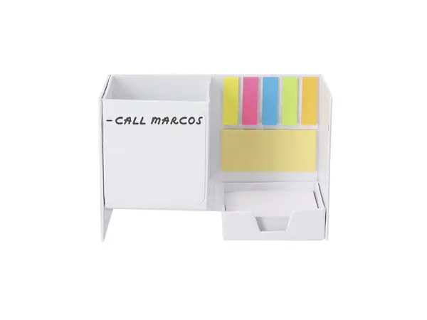 PERSUT - Bloc notes cu suport pentru creion și tablă albă