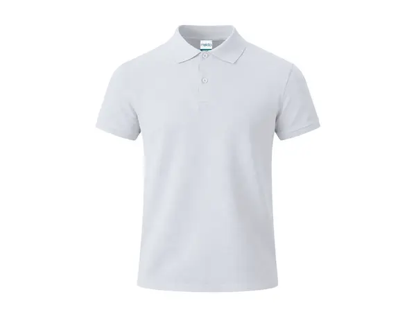 CHARLES - Tricou polo alb pentru adulți