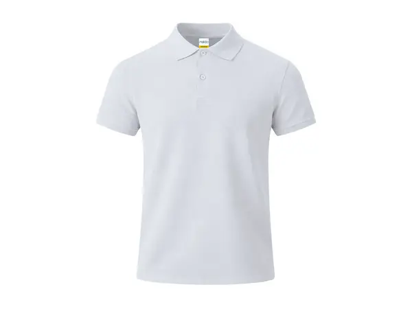 CHARLES - Tricou polo alb pentru copii